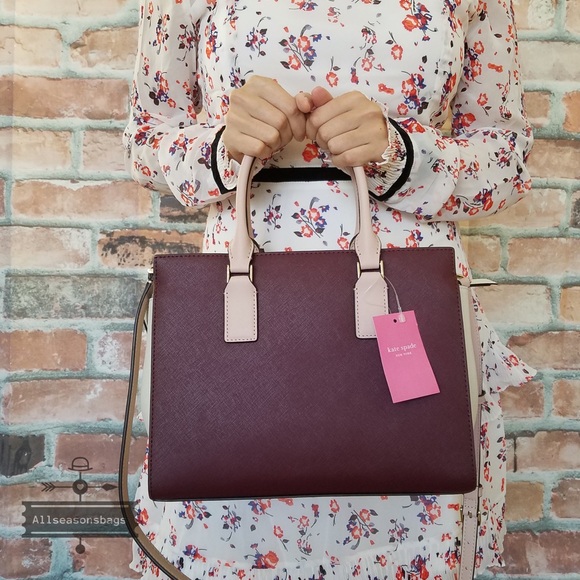 Cameron medium satchel kate spade cherrywood - Picture 8 of 8